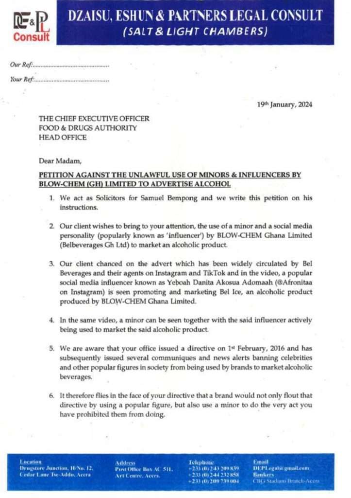 Afronitaa Bel Ice lawsuit