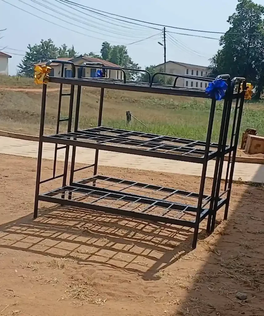 Kumasi Academy Alumni Akunini Global donate desks bunk beds